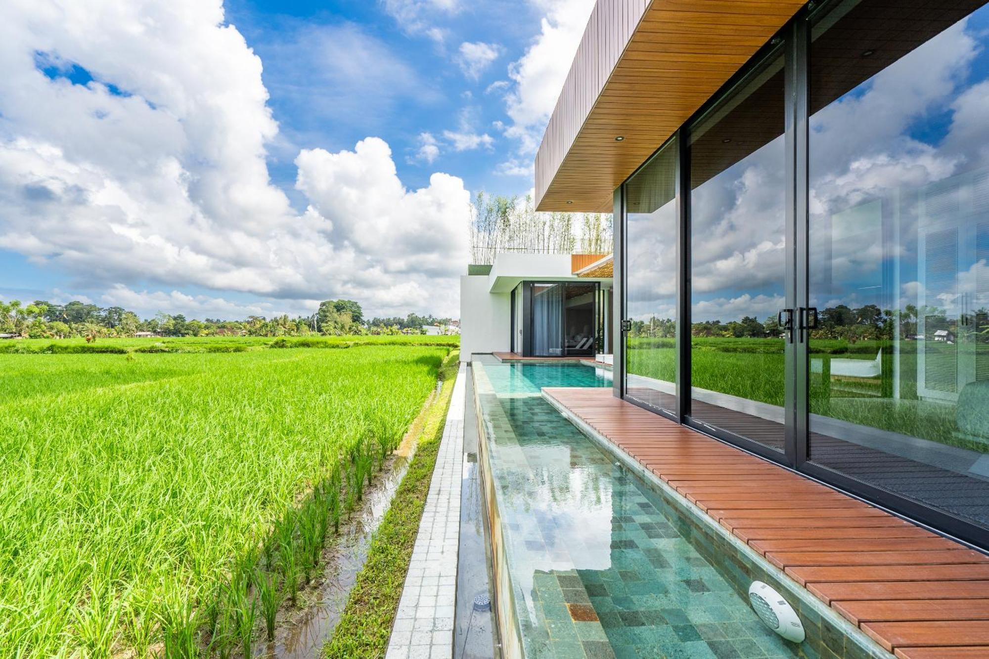 Green Flow Ubud Villas I الغرفة الصورة