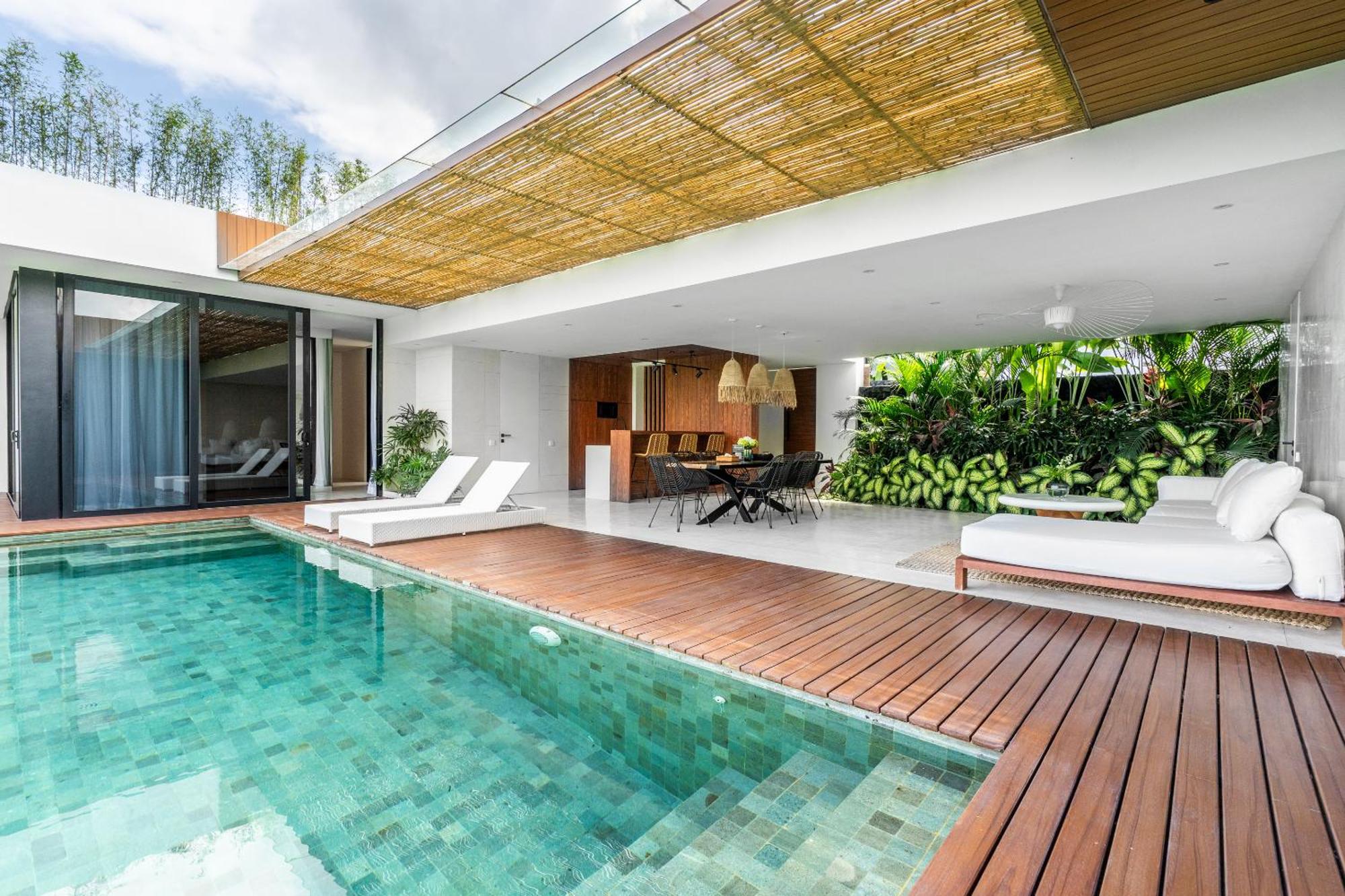 Green Flow Ubud Villas I الغرفة الصورة