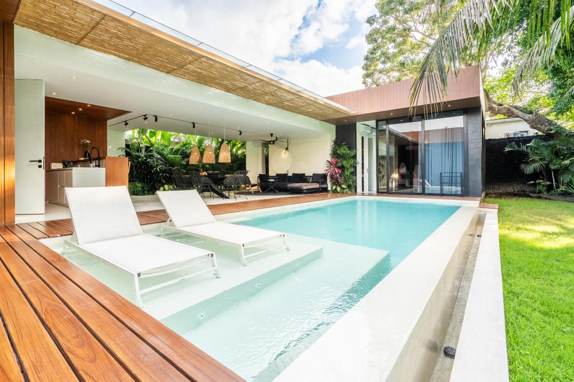 Green Flow Ubud Villas I الغرفة الصورة