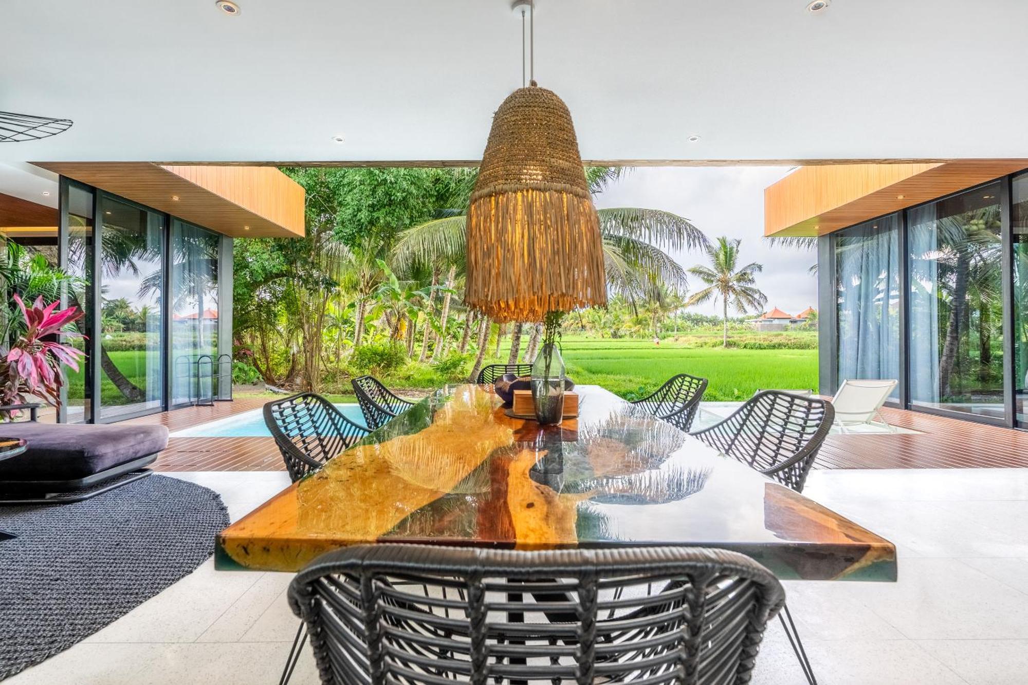Green Flow Ubud Villas I الغرفة الصورة