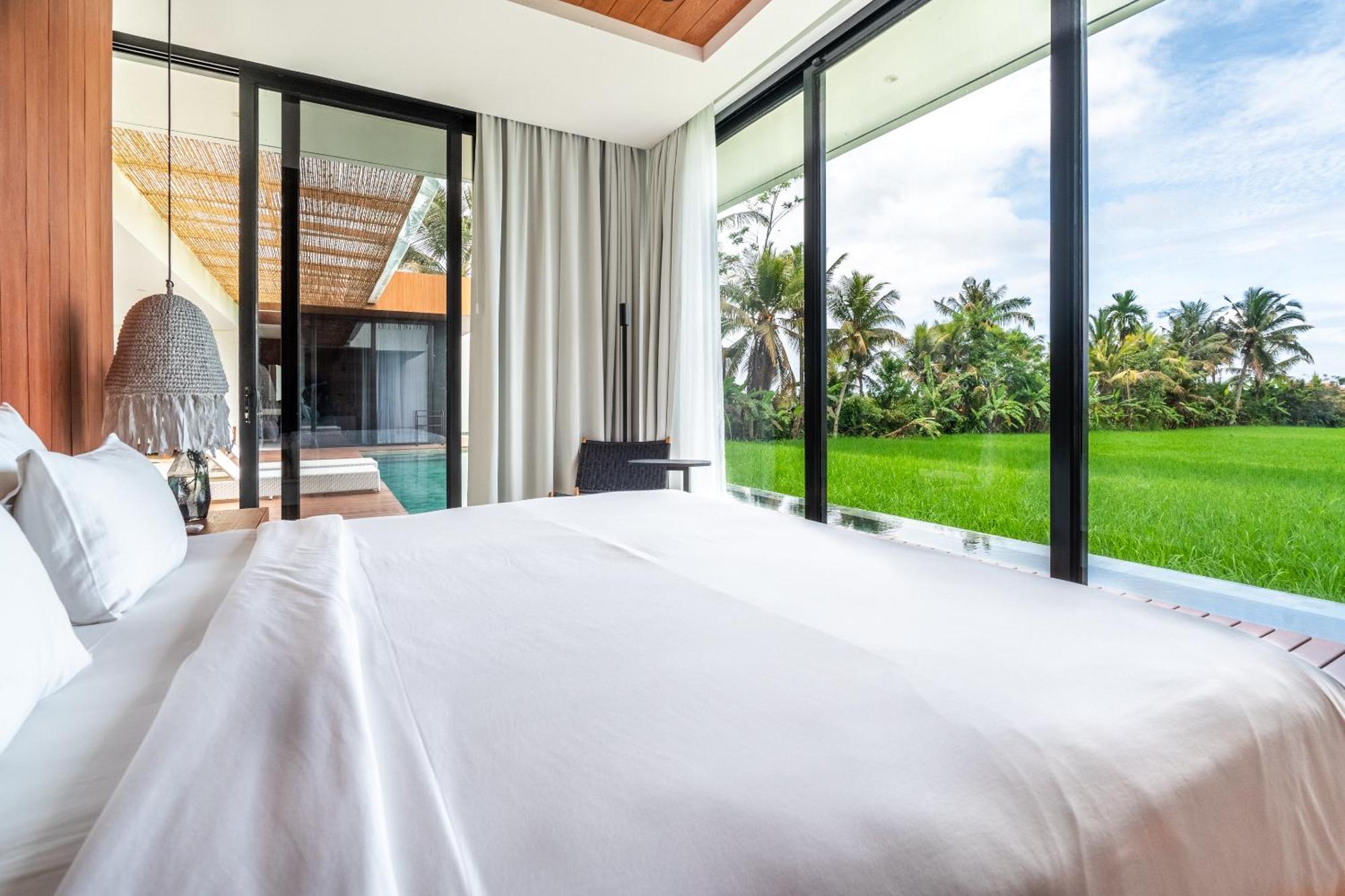 Green Flow Ubud Villas I الغرفة الصورة