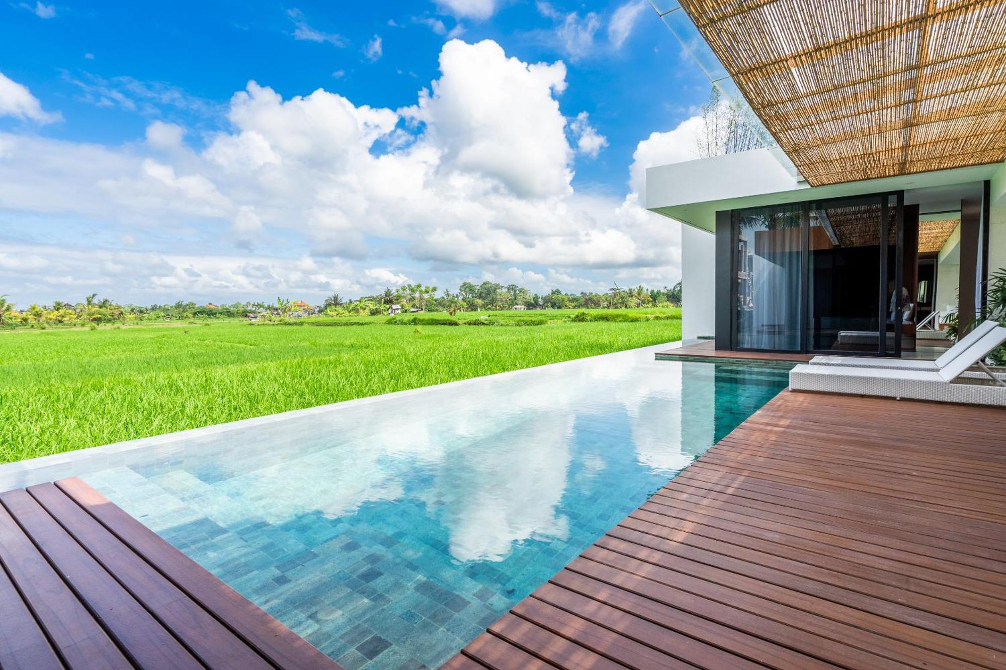 Green Flow Ubud Villas I الغرفة الصورة