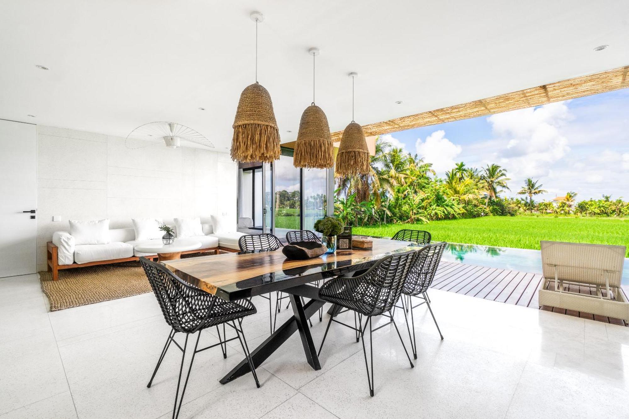 Green Flow Ubud Villas I الغرفة الصورة