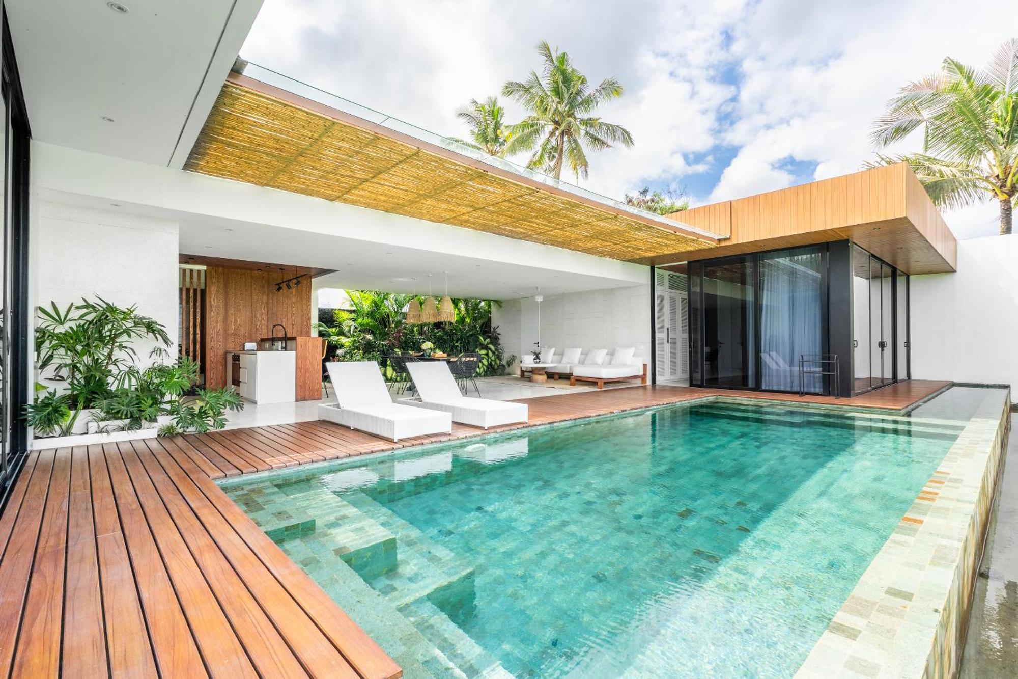 Green Flow Ubud Villas I الغرفة الصورة